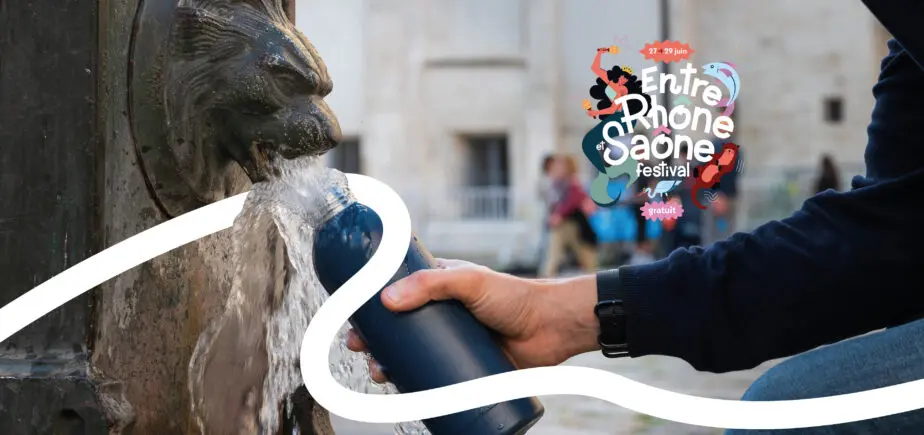 Eau du Grand Lyon au Festival entre Rhône et Saône : un stand participatif pour faire vivre le droit à l’eau