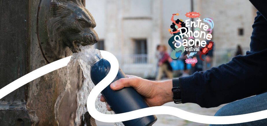 Eau du Grand Lyon au Festival entre Rhône et Saône : un stand participatif pour faire vivre le droit à l’eau